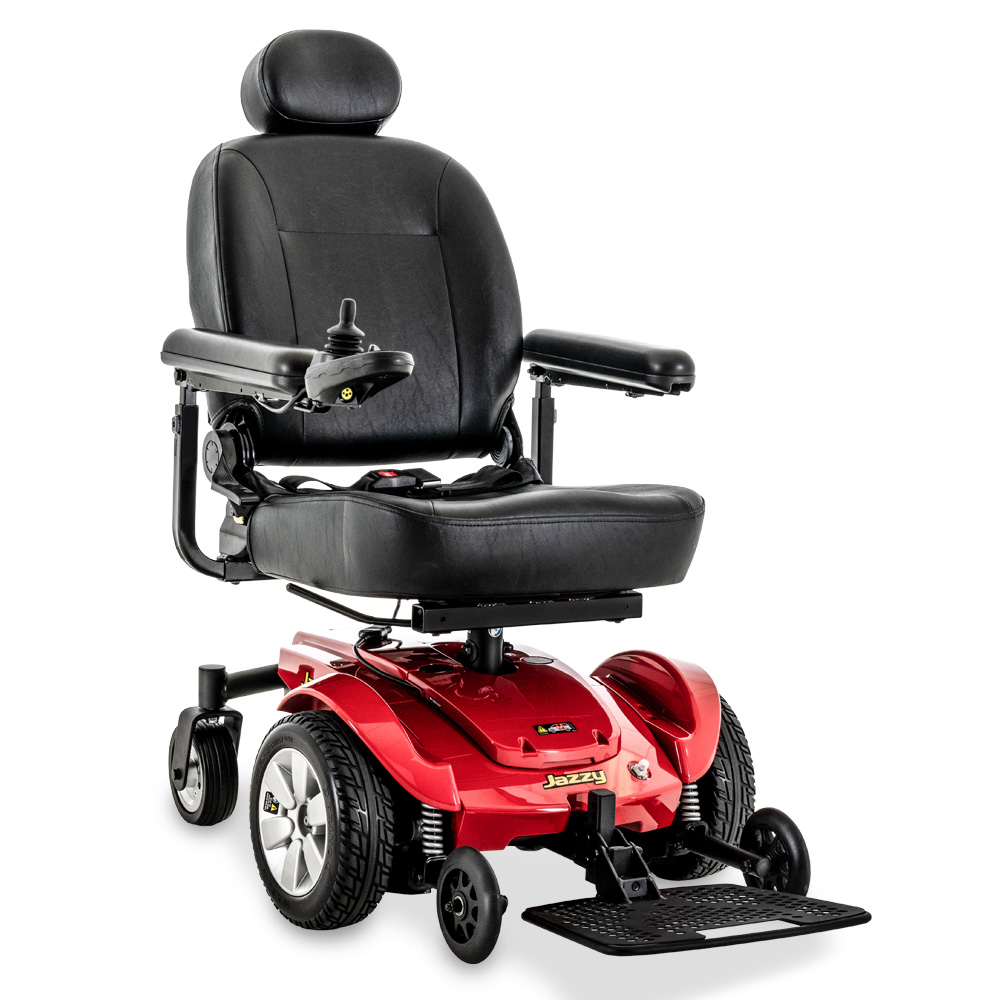 Malibu electric wheelchair carbon folding are made by Pride Jazzy